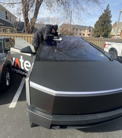 Chip Pro Repair on a Tesla Cybertruck in Utah County, Utah