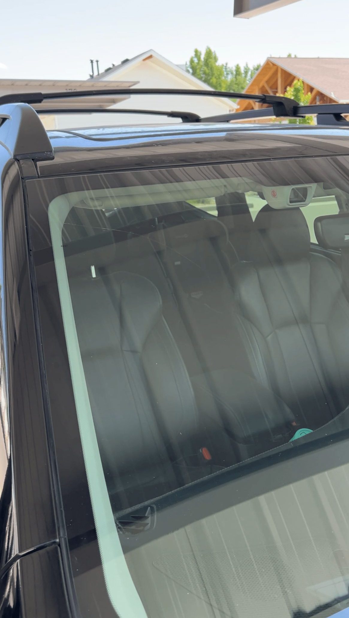 long crack windshield repair done by chip pro utah