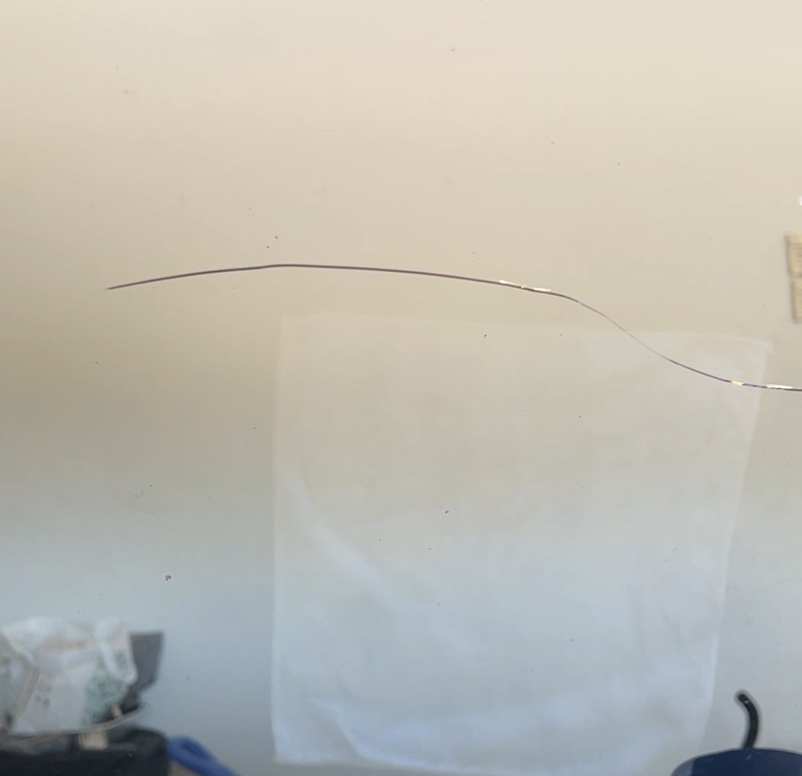 An 18 inch crack in the windshield in a 2024 Subaru